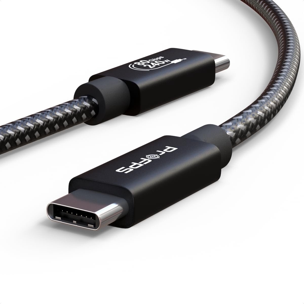 USB-C naar USB-C Kabel 1M - USB 5.0 - 240W Power Delivery - Ultra snelle gegevensoverdracht - SnelShoppen