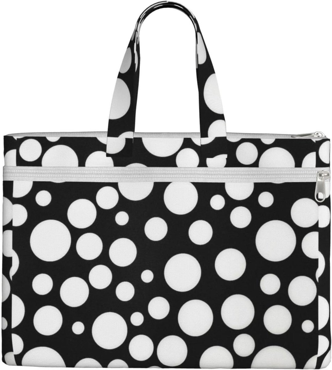 Polyester Tote Tas - Draagtas Vrouwen - Dagelijks Gebruik - Print Over Volle Breedte - 38 x 27 cm