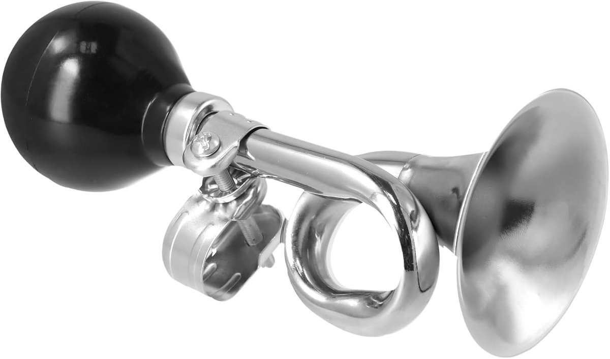 Traditionele fietshoorn, klassieke metalen clownshoorn voor volwassenen en kinderen, stuurstangaccessoires voor fietsen, golfkar of andere voertuigen