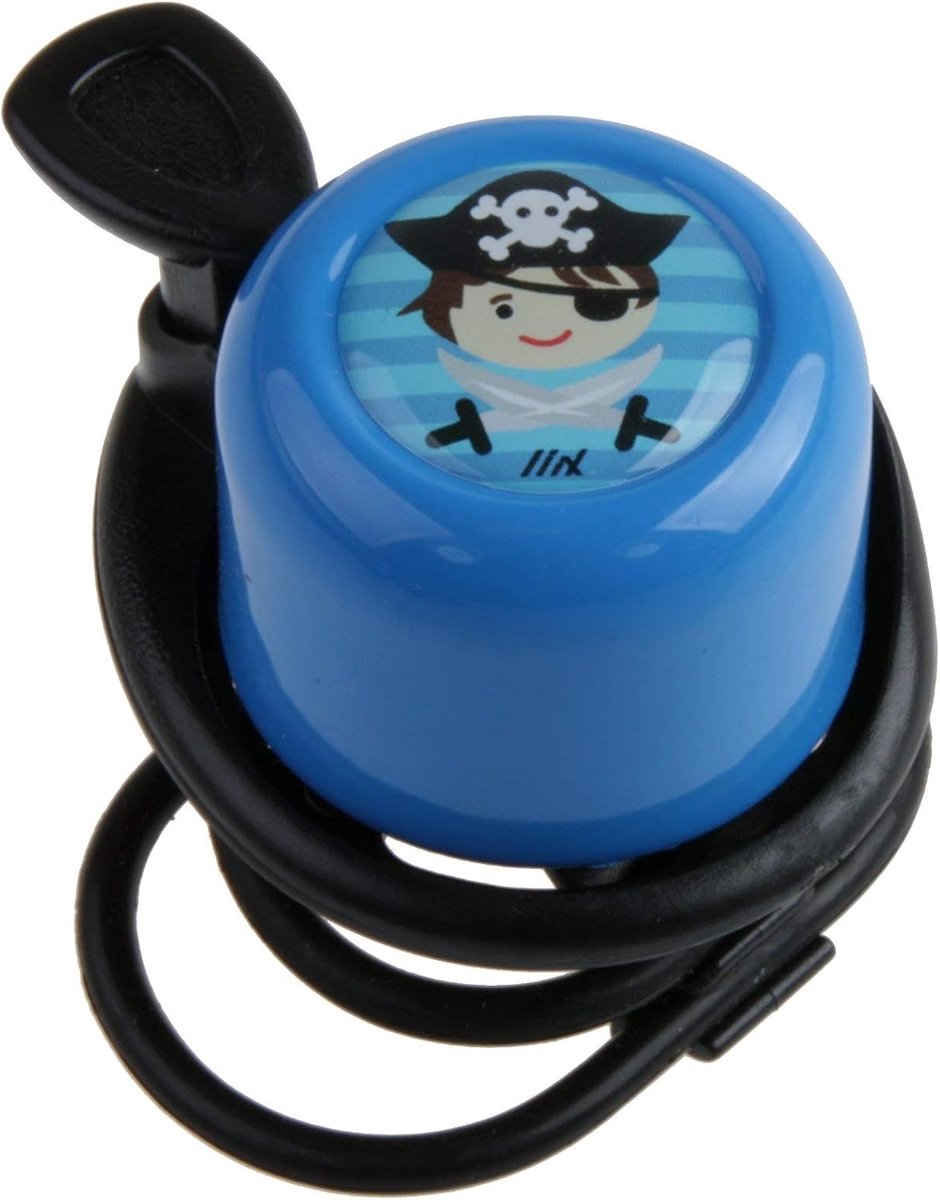 Kids Scooter Bell Piraat, Blauw, One Size