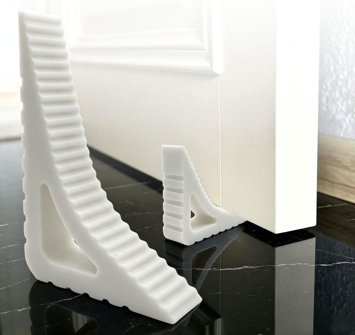 Deurwig 2 stuks - Antislip vloerstopper - TPR-materiaal - Veilig gebruik voor ventilatie - ShopVlot