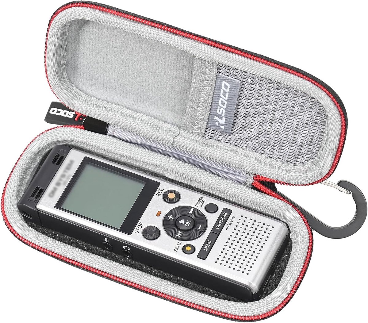 Case cover voor digitale voice recorder - hardcase - perfect passende bescherming - ideaal voor onderweg - ShopVlot
