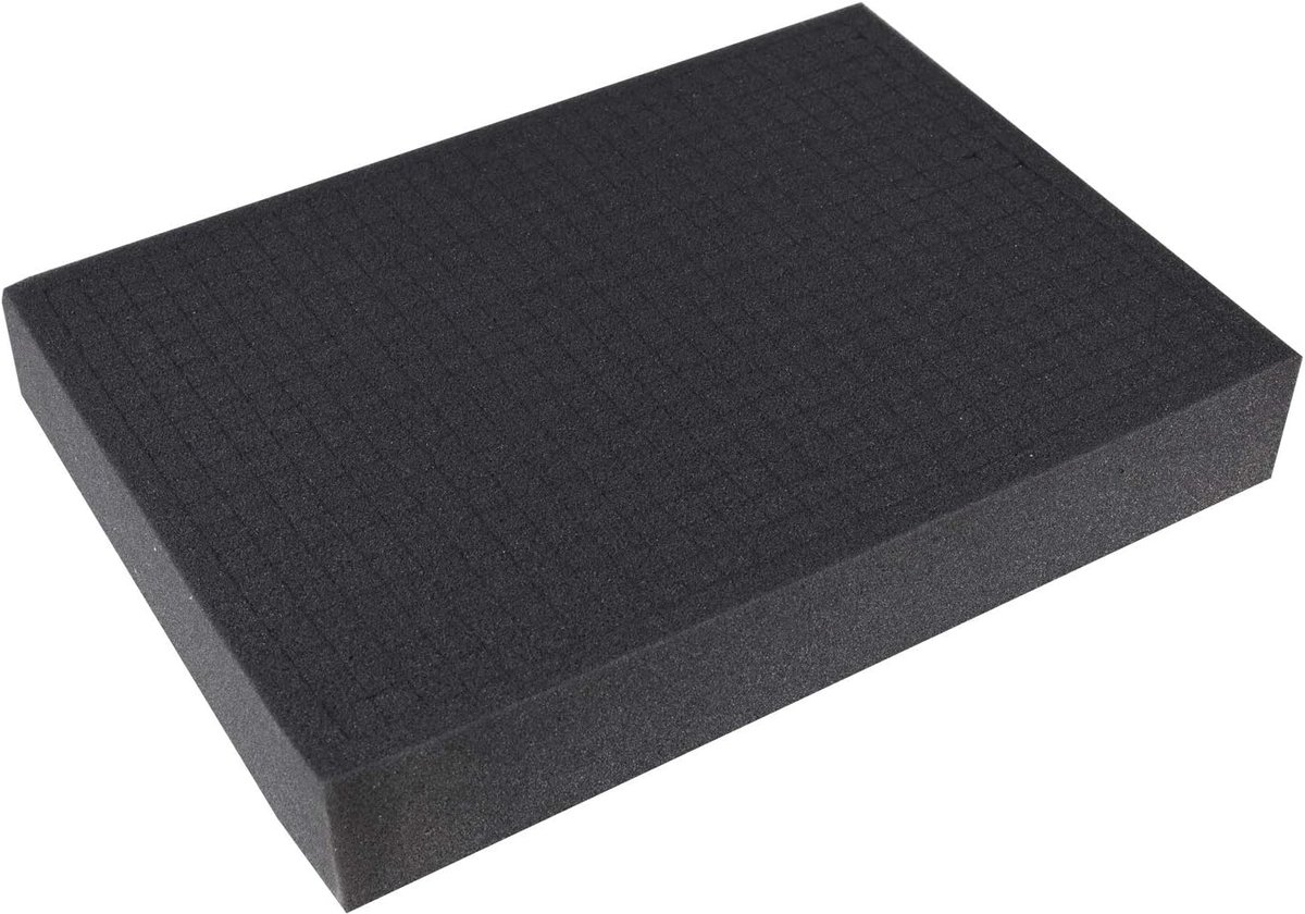 Grid Foam Insert 345 x 275 mm - Fijnporig - Perforatie 15 x 15 mm - Ideaal voor miniaturen en gereedschap - ShopVlot