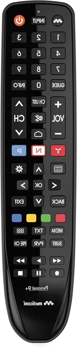 Afstandsbediening - Universele Controller - Tv Bediening - Schokbestendige Behuizing - 20 Knoppen - Zwart