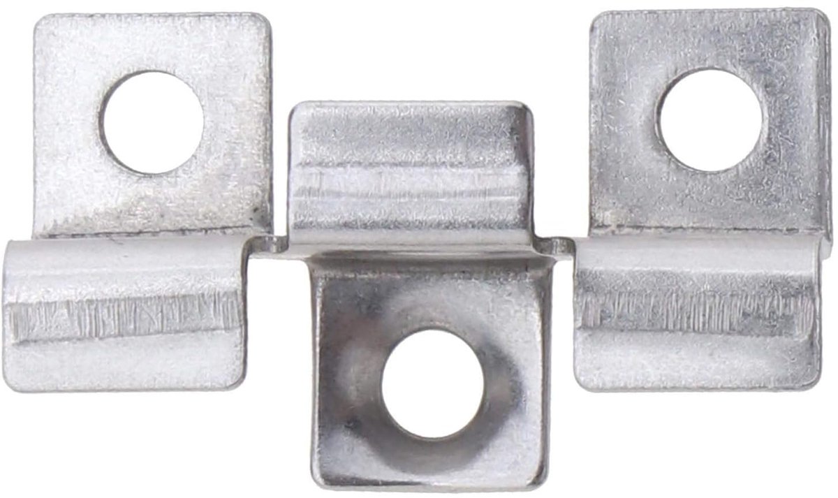 Decking Clips 100 Stuks - RVS - Ondergrondse Bevestiging - Ideaal voor Terrasconstructies - ShopVlot