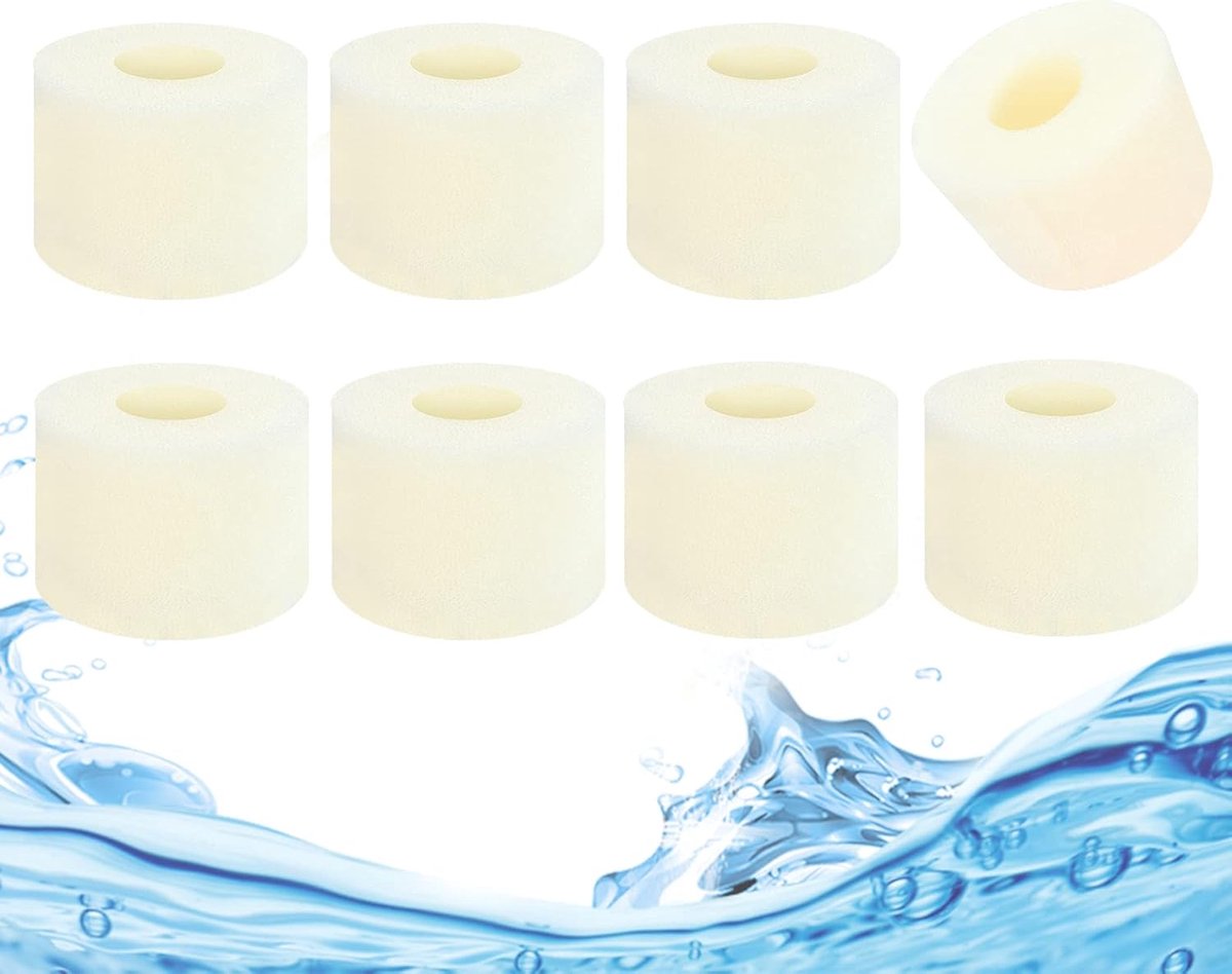 Filter spons type S1 - hoog elastisch - herbruikbaar - ideaal voor zwembadreiniging - ShopVlot