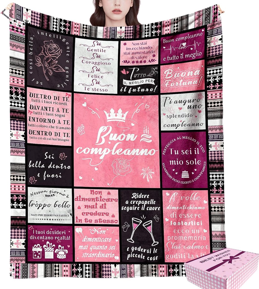 Dekbed voor Vrouwen en Meisjes 150 x 130 cm - Zacht en Warm - Perfect als Verjaardagscadeau - ShopVlot