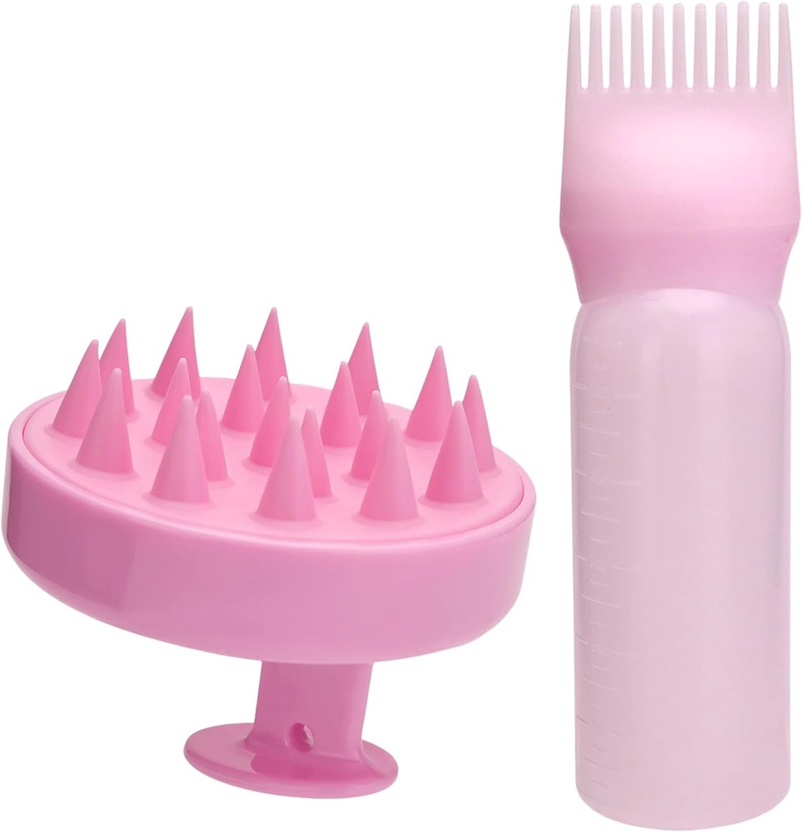 Haarolie Applicator Set - 2 Stuks - Fles met Doseerschaal - Voor Haarverf en Scalpbehandeling - ShopVlot