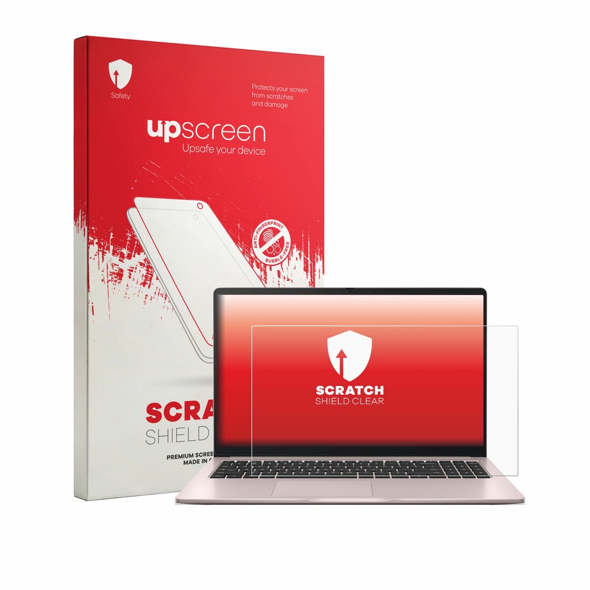 upscreen - Screenprotector voor ASUS Chromebook CX15 - Folie Beschermfolie transparant