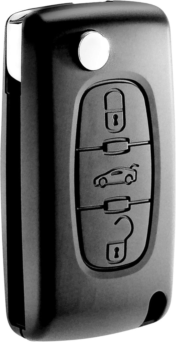 Key housing voor Peugeot - 3 knoppen - CE0523 model - Geschikt voor meerdere modellen - ShopVlot