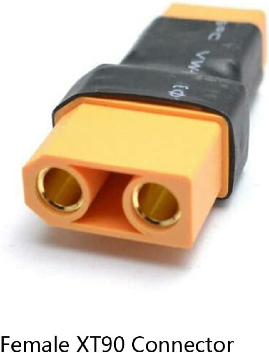 XT60 Male Connector naar XT90 Female Connector Adapter - 4 stuks - Hoogwaardige verbinding - ShopVlot
