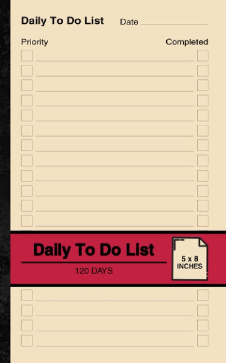 To-Do Lijst Notitieboekje - Klein - Handzaam formaat - Perfect voor dagelijkse taken - ShopVlot