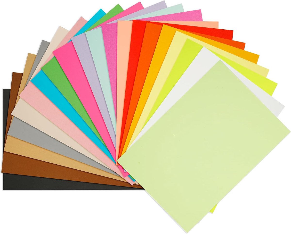 Kleurig A4 Papier 200 Vellen - 70 g/m² - Dubbelzijdig - Perfect voor Origami en Knutselactiviteiten - ShopVlot