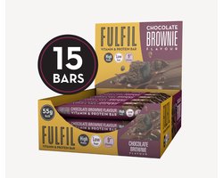 Fulfil Nutrition Vitamin & Protein Bars - Brownie - 15 eiwitrepen
