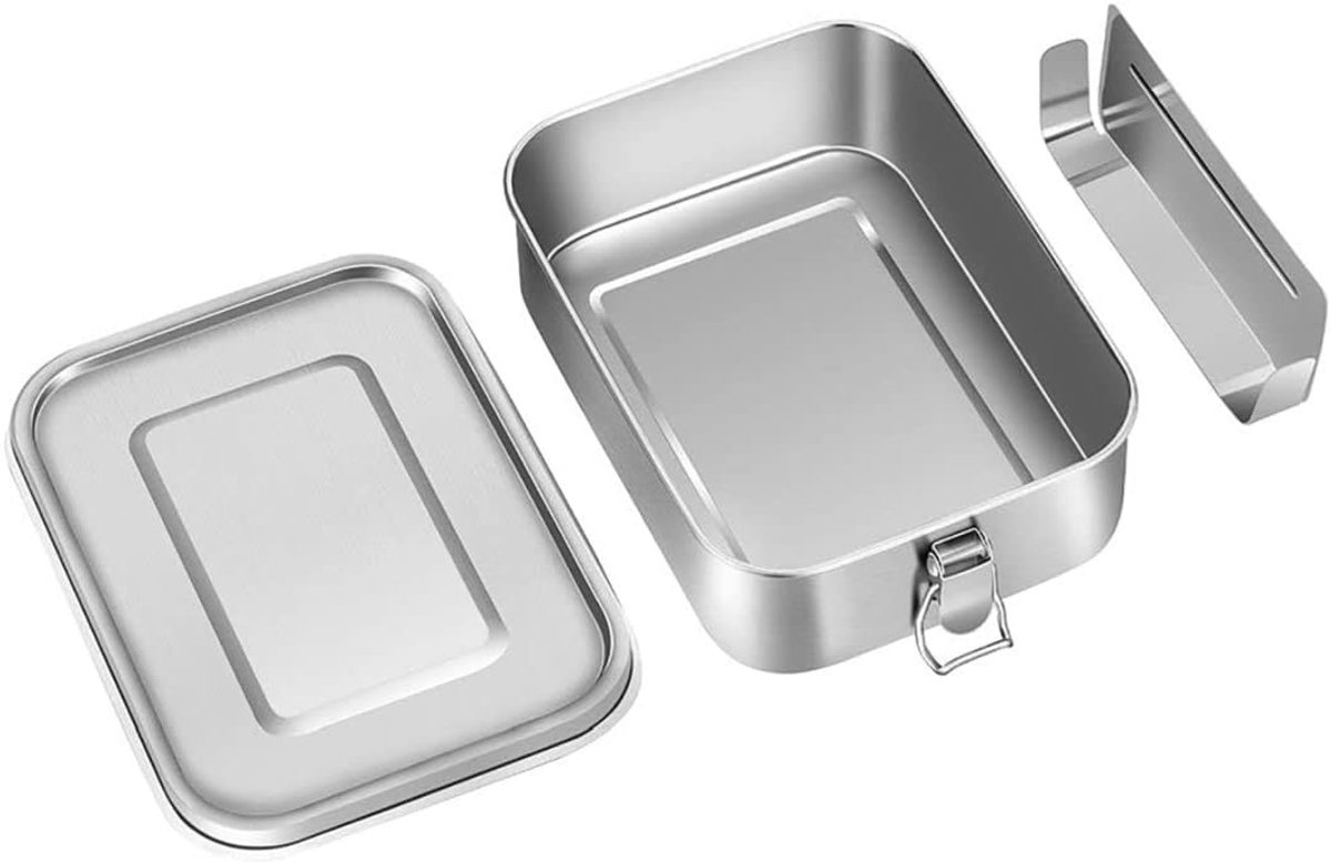 Lunchbox Deluxe - Multi-kleur - Met verstelbare verdeler - Ideaal voor onderweg - ShopVlot