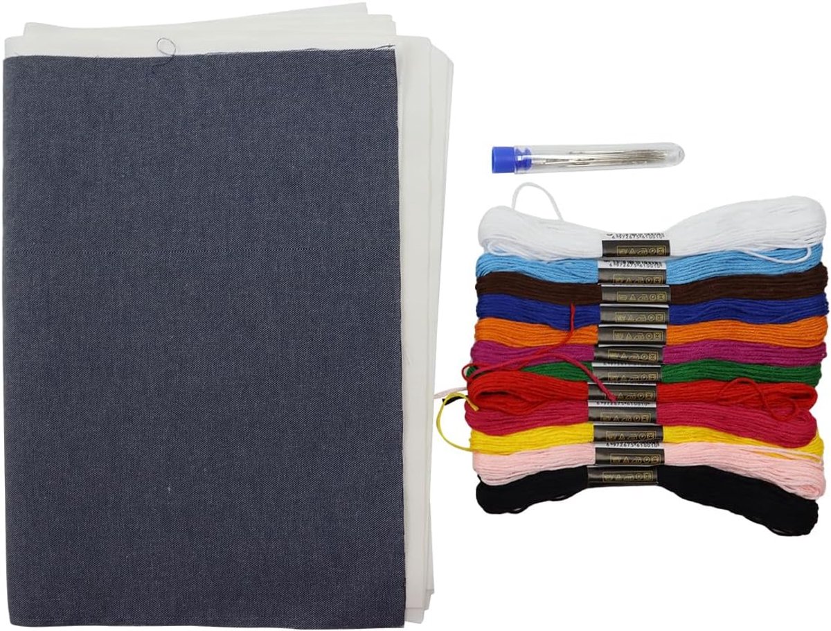 Steekboek DIY - linnen - met borduursteken - verbeter je handvaardigheid - ShopVlot