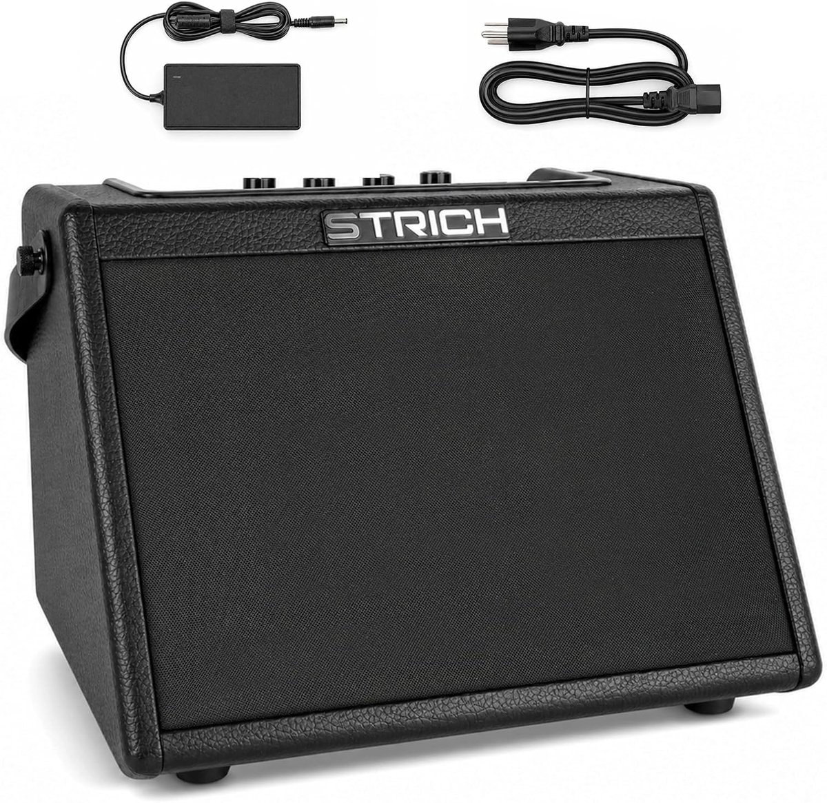 Drum versterker 20W - Zwart - Compact en krachtig geluid - Ideaal voor oefensessies - ShopVlot
