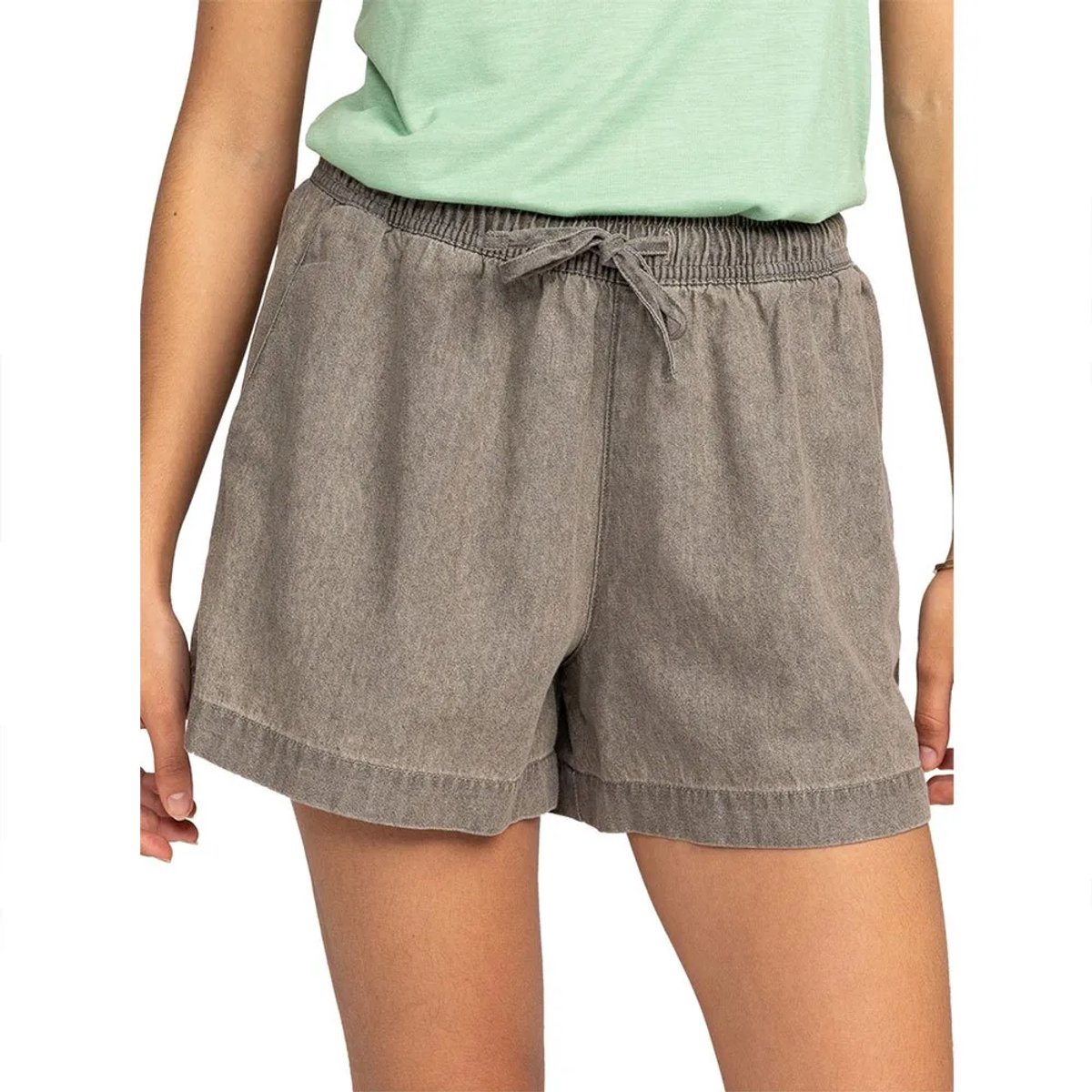 Roxy Lekeitio Grey Korte Jeans Grijs S Vrouw