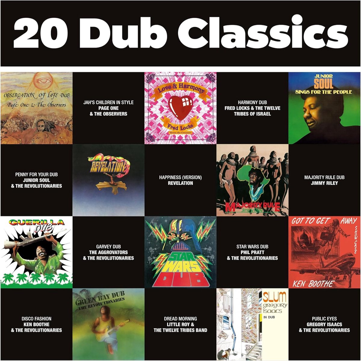 20 Dub Classics - verzamelalbum - diverse artiesten - tijdloze muziek voor elke gelegenheid - ShopVlot
