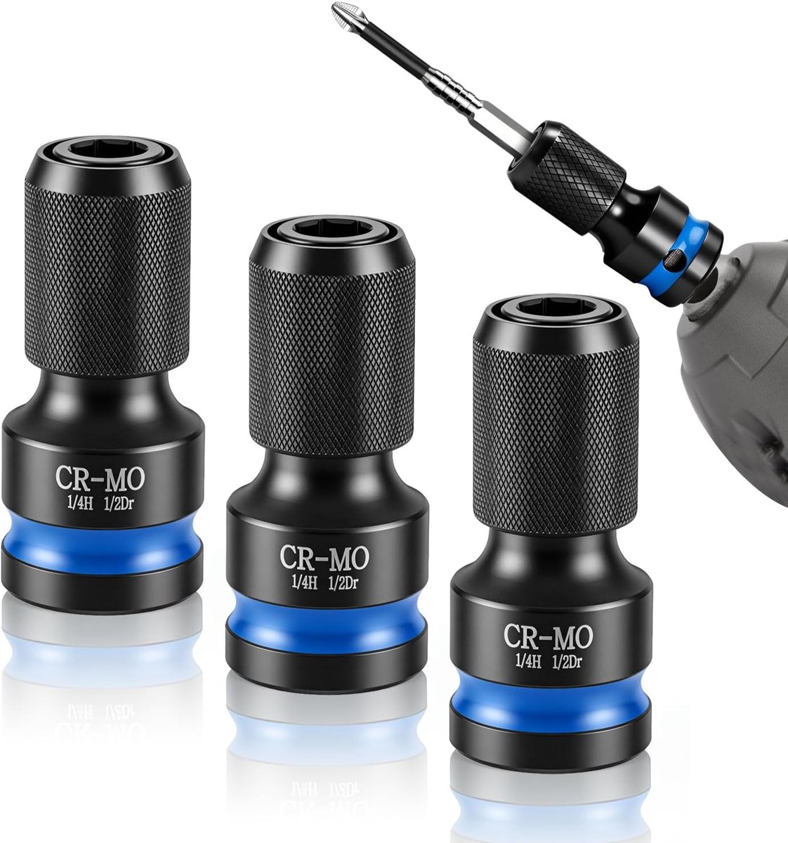 Impact Wrench Adapter - 1/2 inch - Stevig staal - Geschikt voor verschillende klussen - ShopVlot