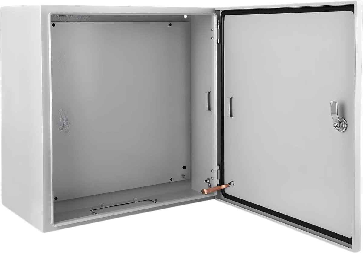 Elektrische Aansluitdoos IP66 40x40x20 cm - Waterdichte Stalen Behuizing met Slot - Voor Buitenmontage