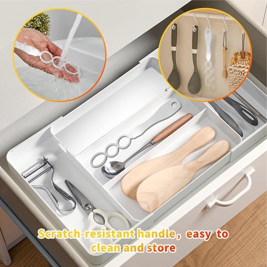 Handmatige Mixer - Klopper Garde - Beslag Maken - Roestvrij Staal - 29 cm - Multicolor — afbeelding 2