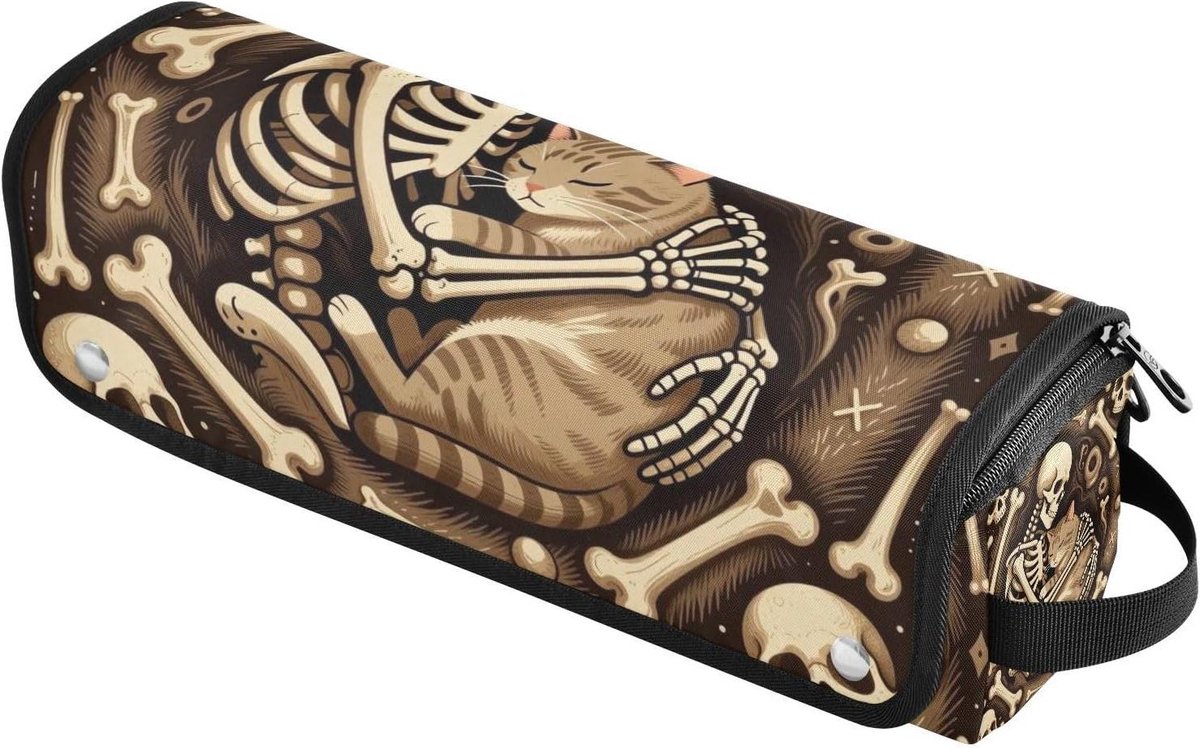Krultang Reistas - Stijltang Tas - Haarstyling Organiseren - Hittebestendige Mat - 37 cm - Zwart