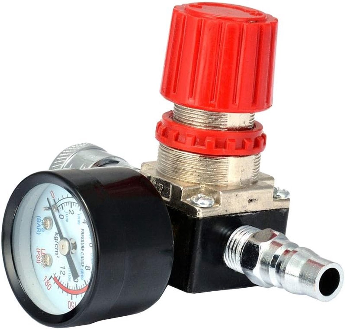 Luchcompressor drukschakelaar 180PSI - drukregelaar 1/4" - eenvoudig te installeren - optimaal drukbeheer - SnelShoppen