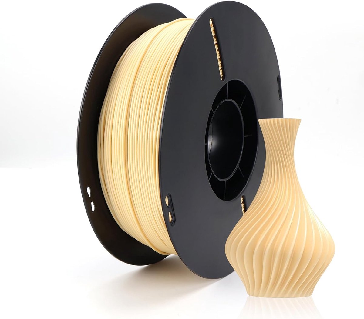 3D Printer PLA Filament 1,75 mm - Sand Gold - Matte afwerking - Voor nauwkeurige prints - SnelShoppen