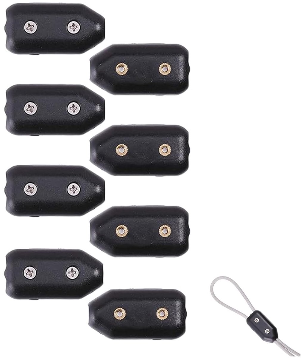 Plastic kabelclips 11-12mm - herbruikbaar - UV-bestendig - ideaal voor thuis en bootgebruik - SnelShoppen