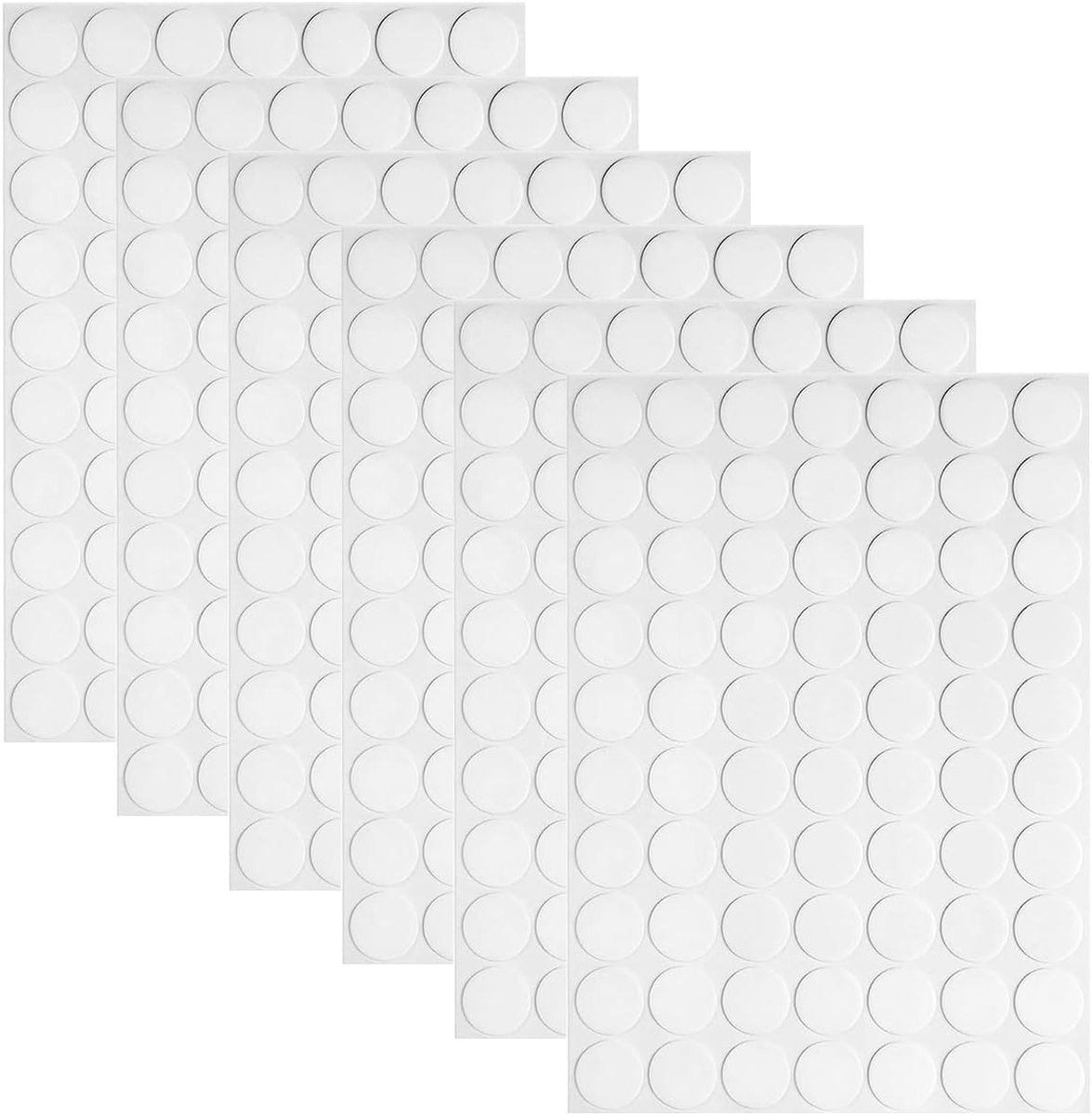 Dubbelzijdige lijmstickers 20 mm - transparant - zelfklevend - ideaal voor het bevestigen van foto's - SnelShoppen