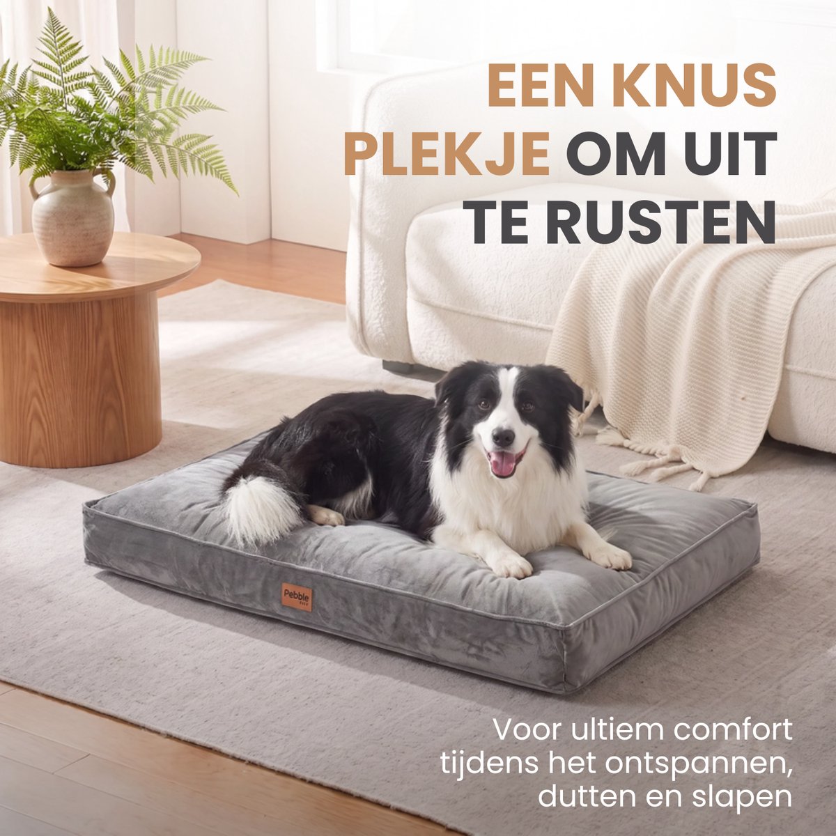 Pebble Hondenkussen 89 x 66 cm - Hondenmand thumbnail 5
