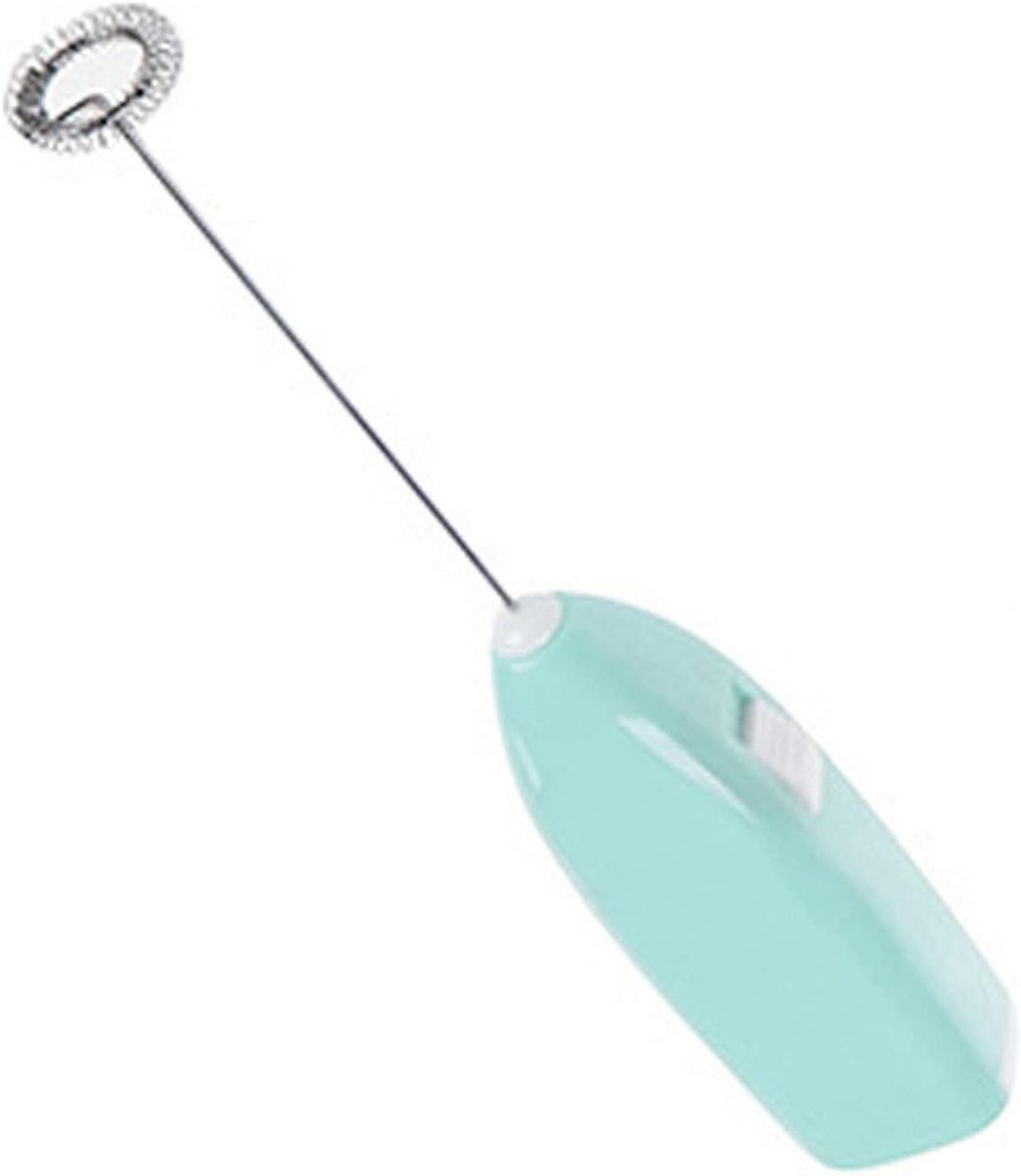 Draadloze Handmixer - Eiermixer Melkopschuimer - Drankjes Bereiden - Compact Ontwerp - 210 mm - Blauw