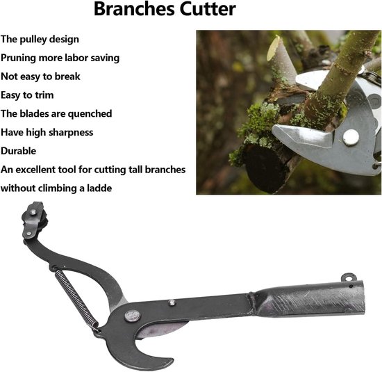 Stoksnoeiers voor Het Snoeien van Bomen Zaag Boomtrimmer Clipper Tool Scharen op Grote Hoogte Moeiteloos Handig Onbreekbare Scherpte Paalboomtrimmer — afbeelding 2