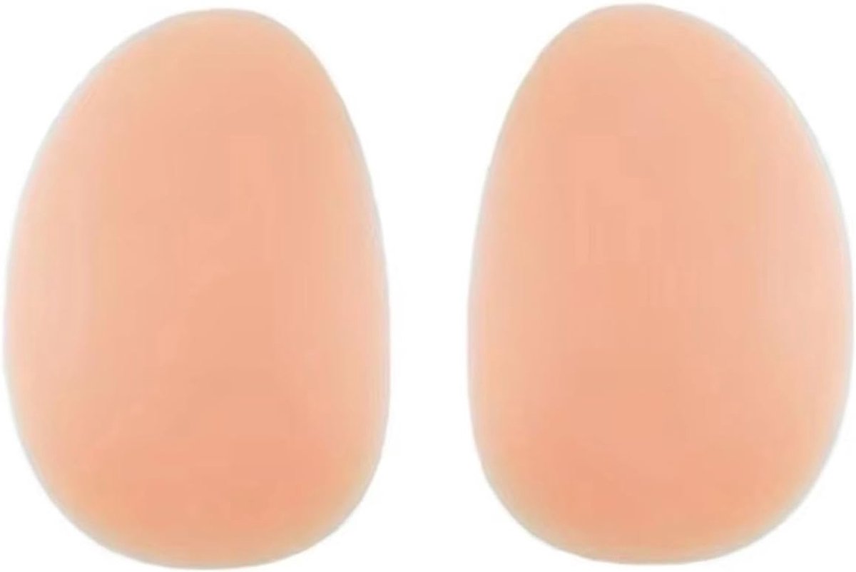 Schouderpads - Beige siliconen schoudervullingen - Zelfklevend - Verhoogt draagcomfort - SnelShoppen