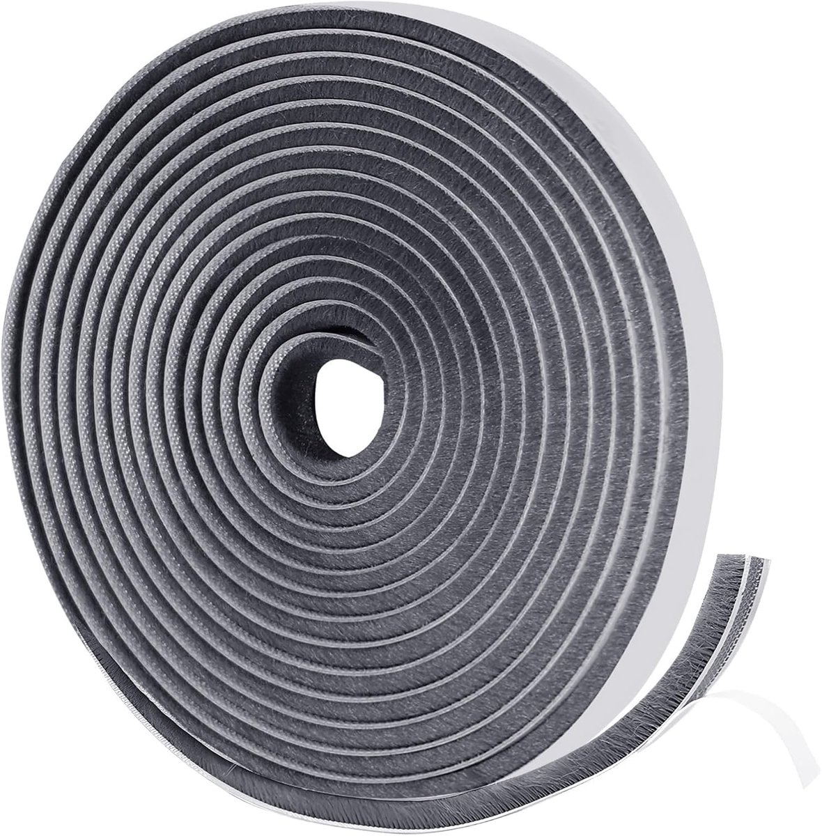 Borstelsealing Strip Met Lijm, Deurborstelafdichting, Hoogwaardige Afdichtstrip Tegen Tocht Voor Ramen, Schuifdeuren En Kasten, 5 M (L) X 9 Mm (B) X 9 Mm (D)