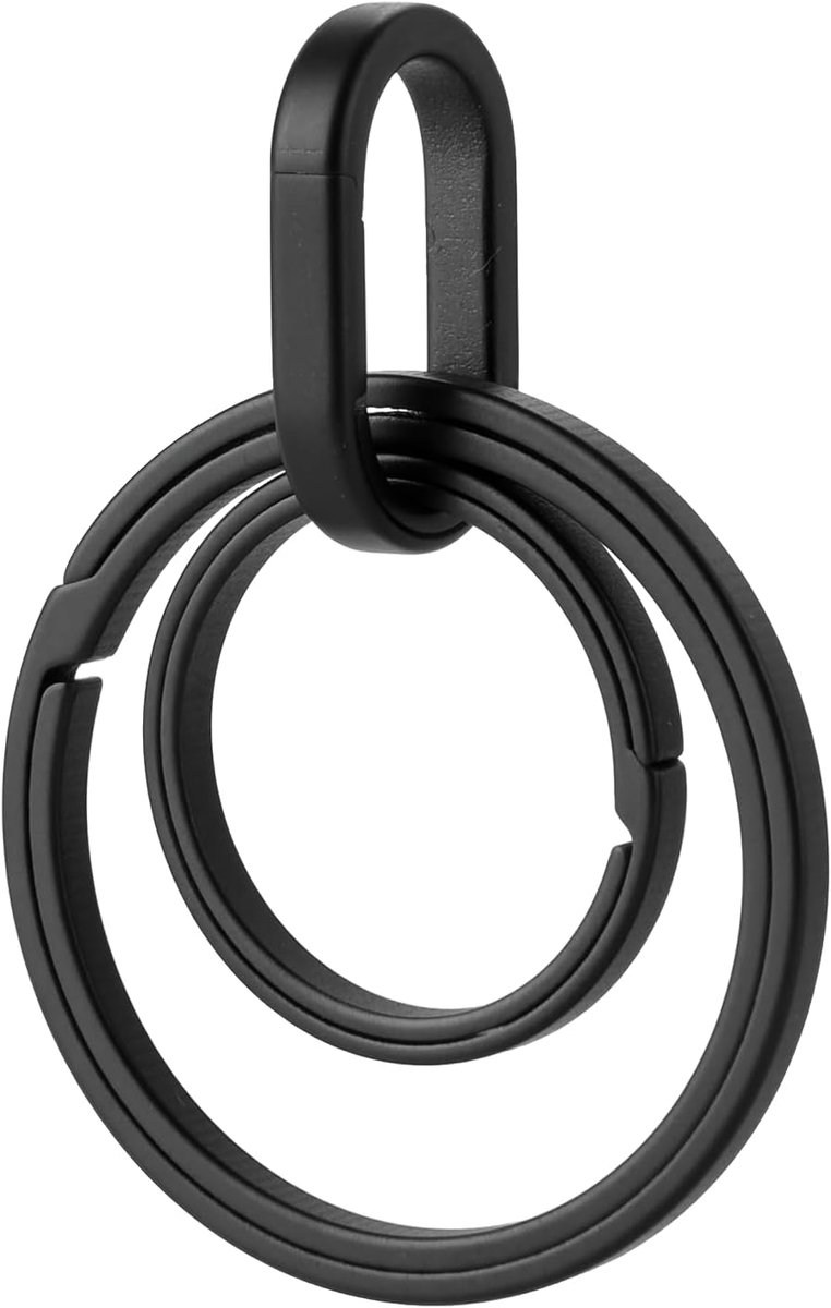 Multi-use titanium sleutelhanger - DIY ketting EDC-sleutelhanger ringen voor mannen en vrouwen, split-sleutelhanger voor hondentag, dagelijks dragen
