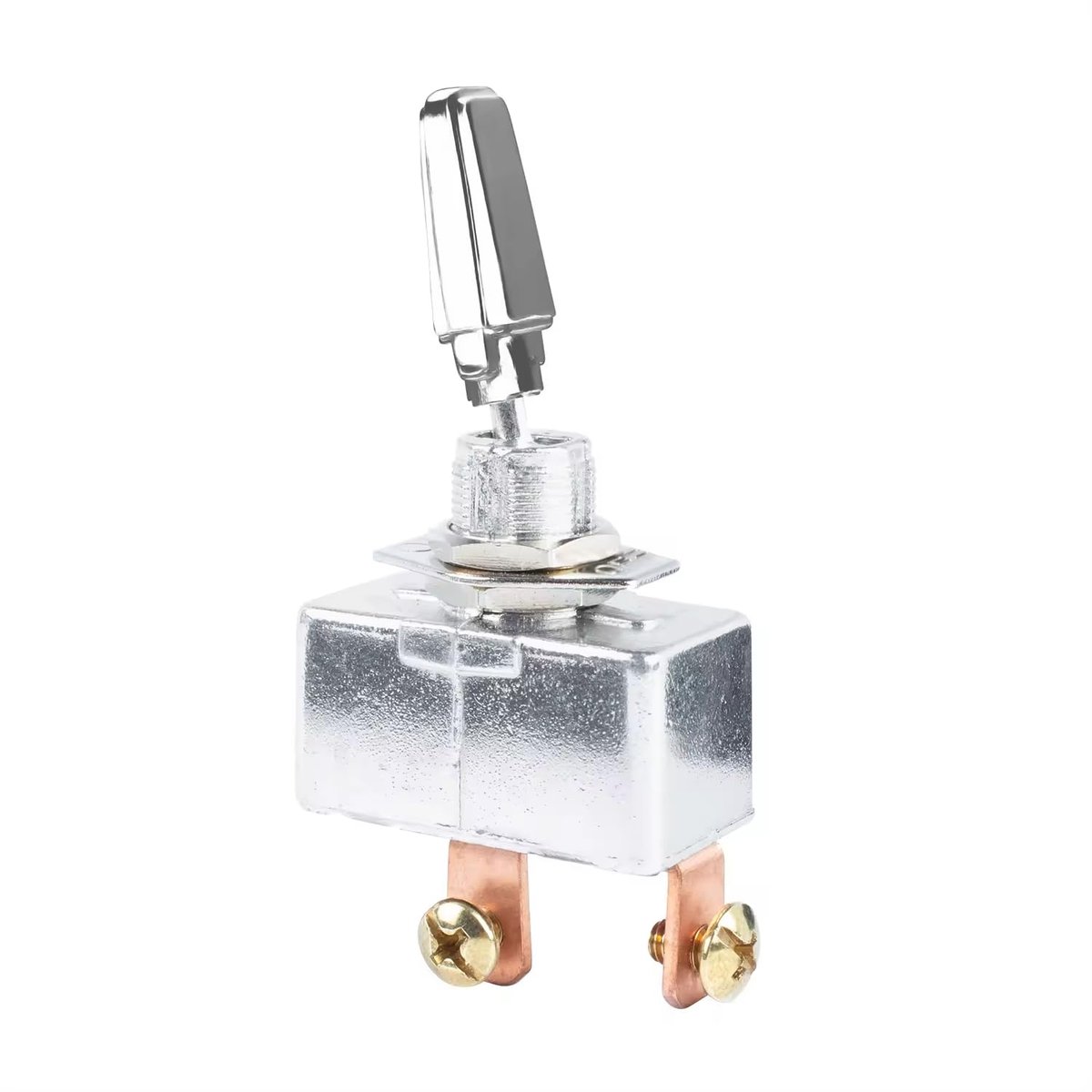 Tuimelschakelaar voor zware belasting met schroefklemmen, 2-pins aan/uit schakelaar, DC 12 V, 50 A, diameter 12 mm, montagegat