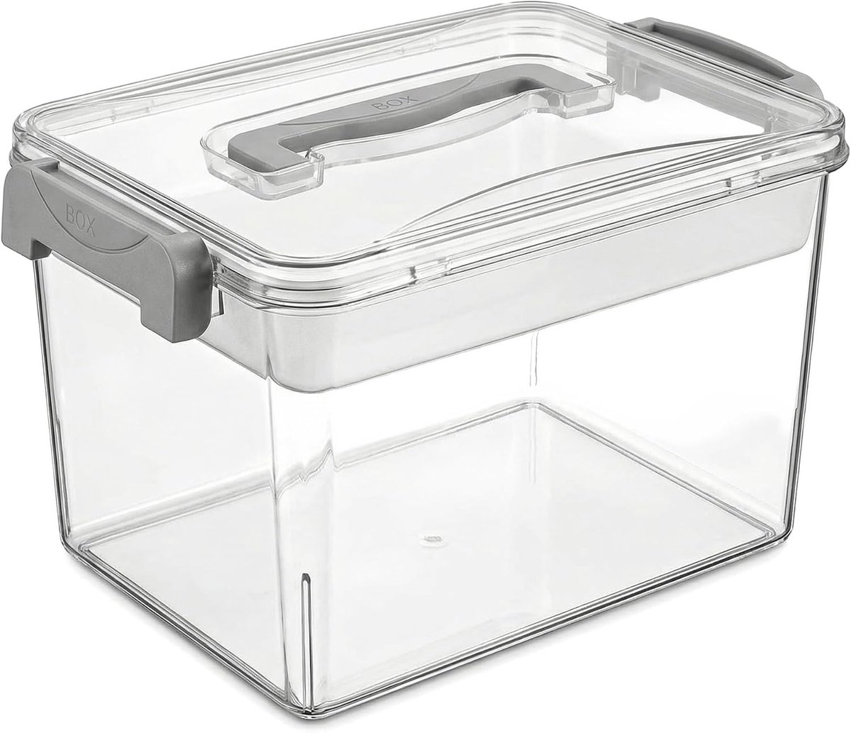 Medicijnopslagdoos 2-laags - Transparant - Grote capaciteit - Perfect voor thuisgebruik - SnelShoppen