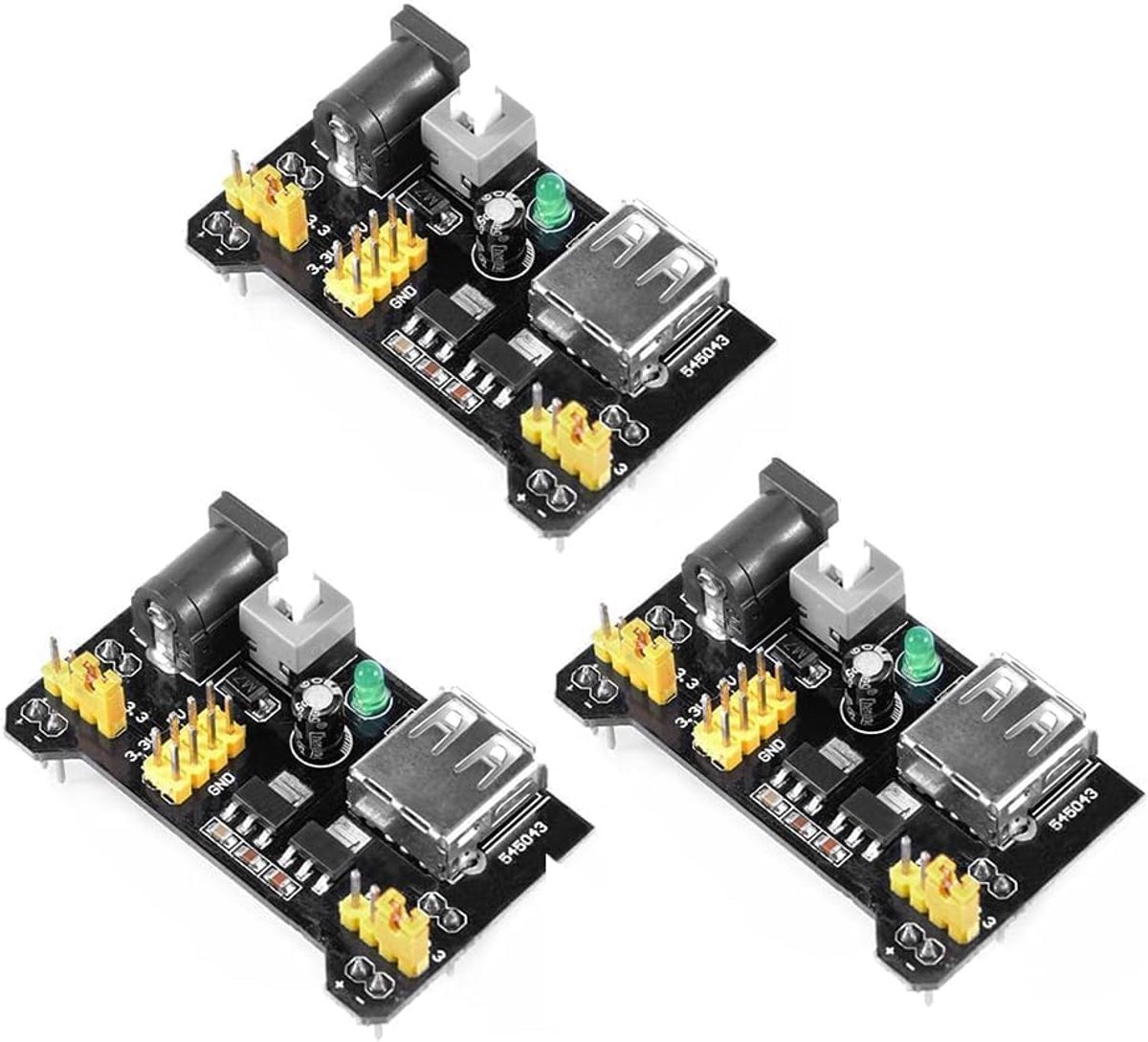 Breadboard voeding adapter Power Supply Module 3.3V / 5V steekplaat voor Arduino steekbord