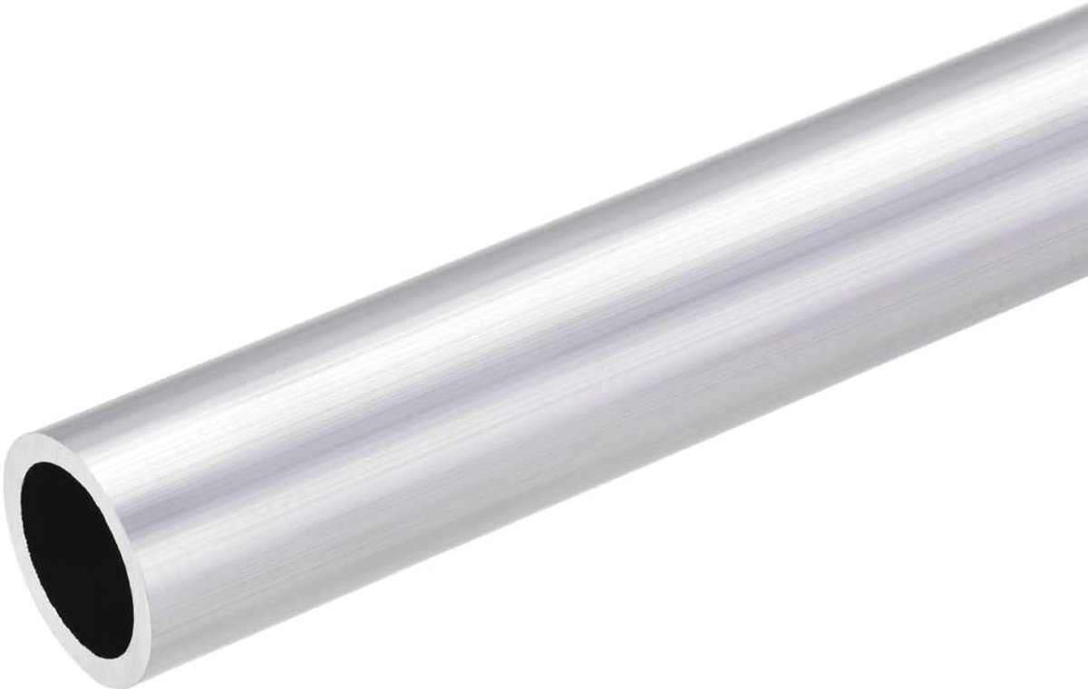 Map 6063 aluminium ronde buis, 26 mm, diameter 20 mm, binnendiameter 300 mm, lengte zonder lassen, rechte slang