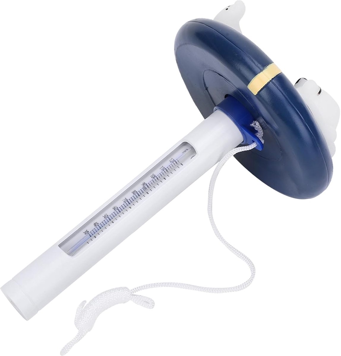 Zwembadthermometer, Aquariumthermometer PVC-zwembadthermometer Drijvend met Cartoonbeerstijl Om Te Zwemmen