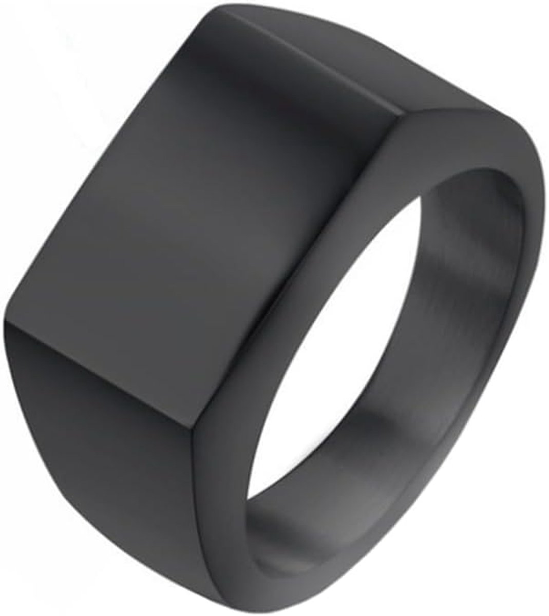 Zegelring Edelstaal van Mendes Jewelry-19mm