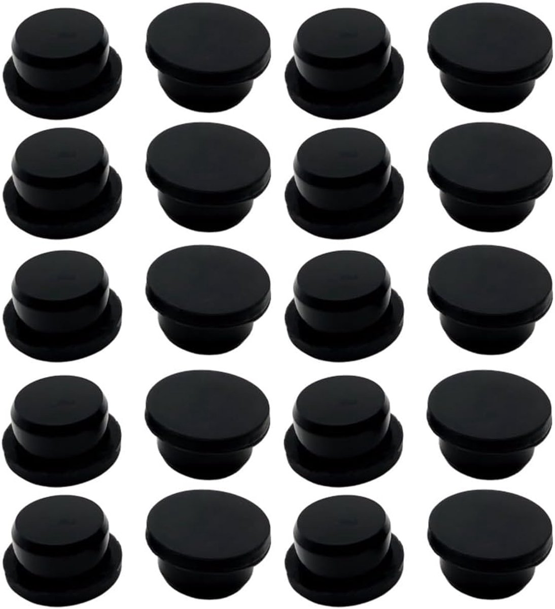 13,5 mm siliconen stop siliconen stop conische buisstop ronde stop buisdop buis buiten buisafdekking stoelpootdoppen buisafsluitstoppen meubelgatafdekkingen