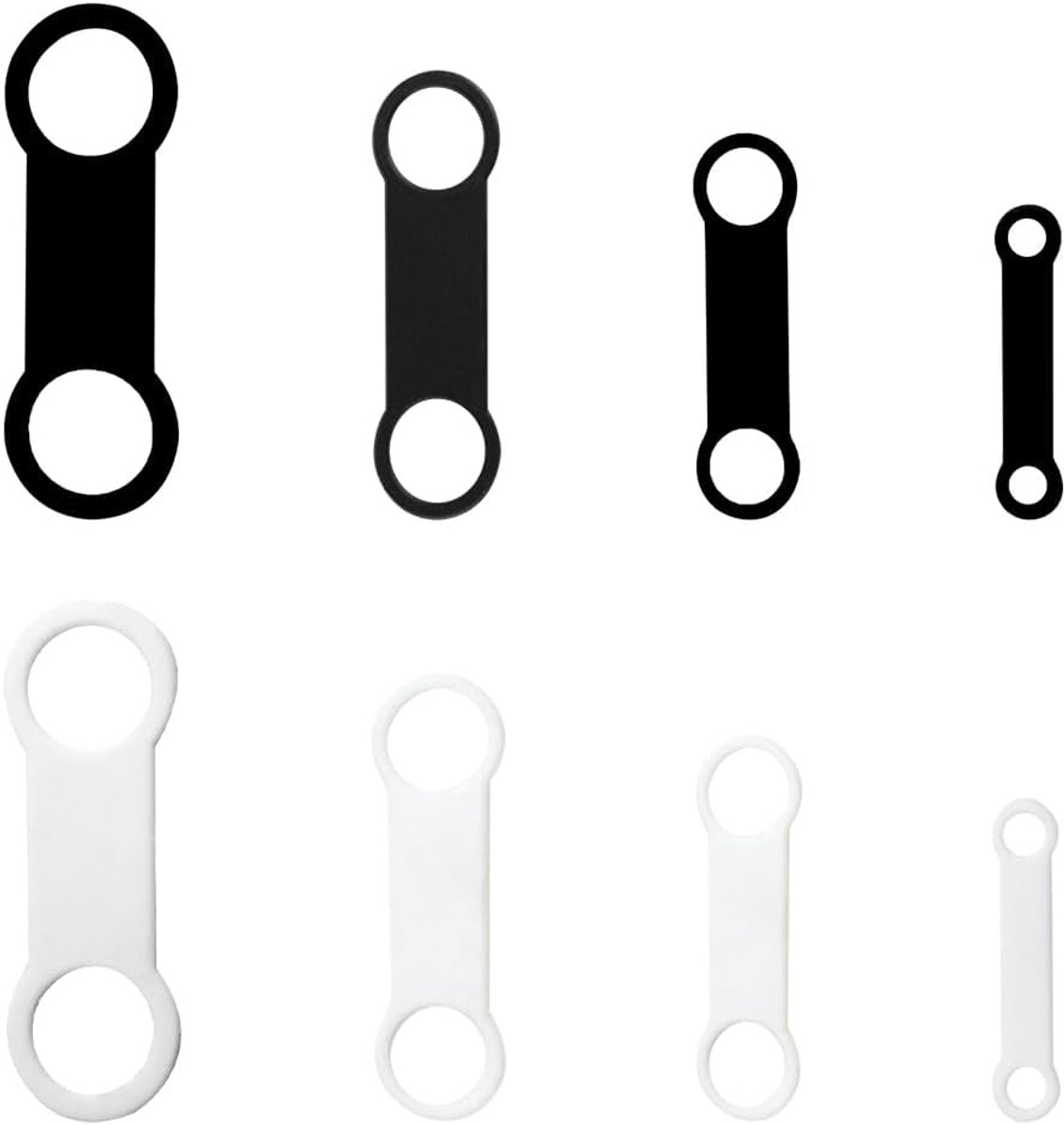 8 Stuks Siliconen Dog Tags Rubberen Band Vervanging Elastische Houder Slide On Gepersonaliseerde Dog Tags Sterke en Duurzame Reservebanden Dierbenodigdheden voor Huisdieren Halsband voor Kitty