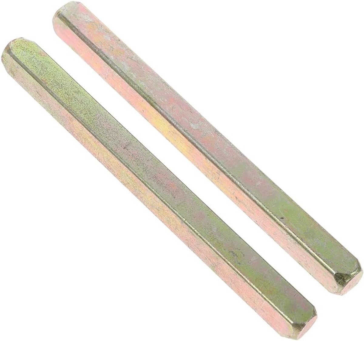 Vensters UPVC en deurklink, spil, vlakte stang, 8 mm x 110 mm, massief stalen spindelstang, vervanging, vierkante stang voor deurgrepen, vergrendelknop