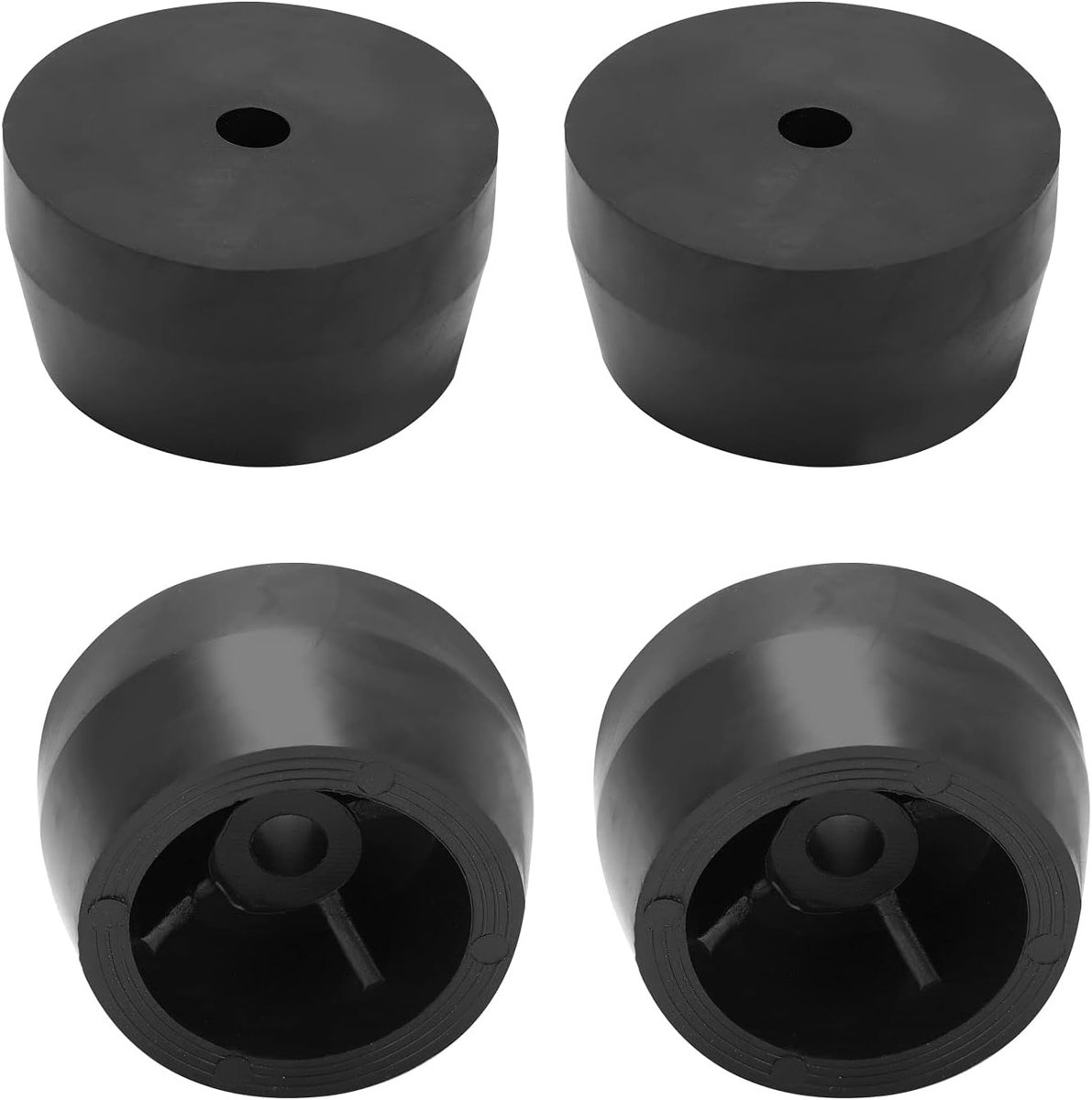 4 Stuks Luchtcompressor Anti-vibratiekussens, Technische Kunststoffen Ronde Rubberen Voetmat Kussen Voor 1P 2.5P 3P 4P 5P Luchtcompressor