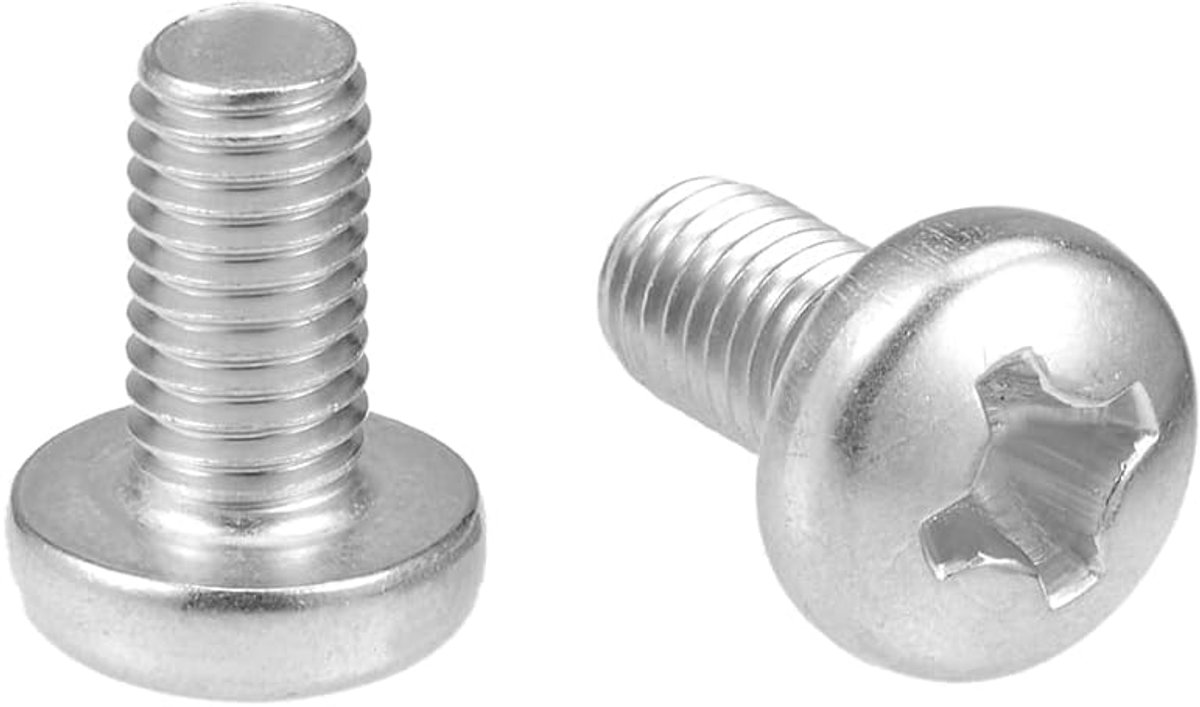 Sourcing map 5 stuks machine schroeven kruiskop M8 x 10 mm zwenken kop bevestigingen bouten M8x16mm 10Pcs