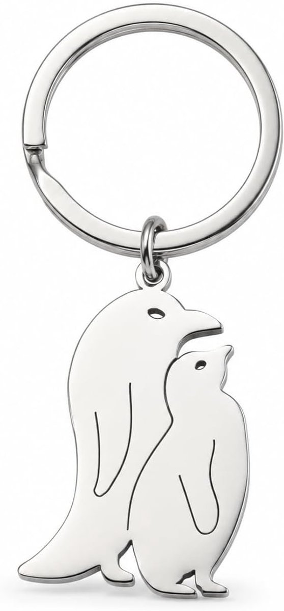Roestvrij Staal Pinguïn Sleutelhanger Antarctische Dieren Autosleutels voor Vrouwen