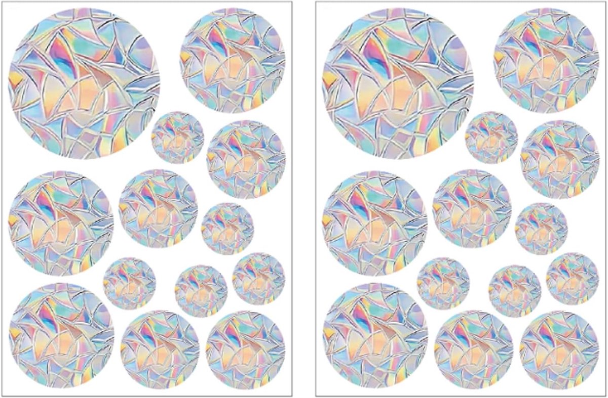 Raamstickers, regenboograamfolie, folie, raamstickers, vogelbescherming, stickers voor kristal, onzichtbare ramen, regenboog, raamafbeeldingen, glazen ruiten